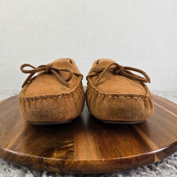 J. Crew Brown Suede Casual Lifestyle Slip On Driving Moccasin Loafer Womens 11 - Picture 4 of 14